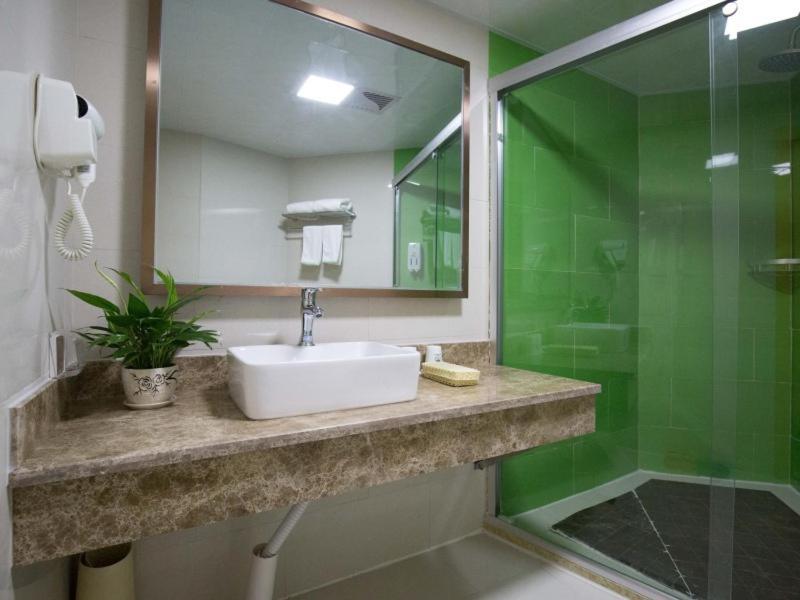 Greentree Inn Hefei Feixi County South Jinzhai Road Jinyun International Business Hotel Sanshigang Eksteriør bilde
